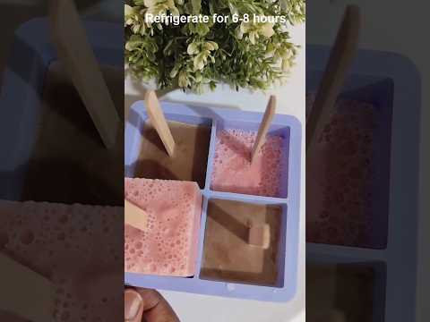 Chocolate and Strawberry Popsicle #shorts #youtubeshorts
